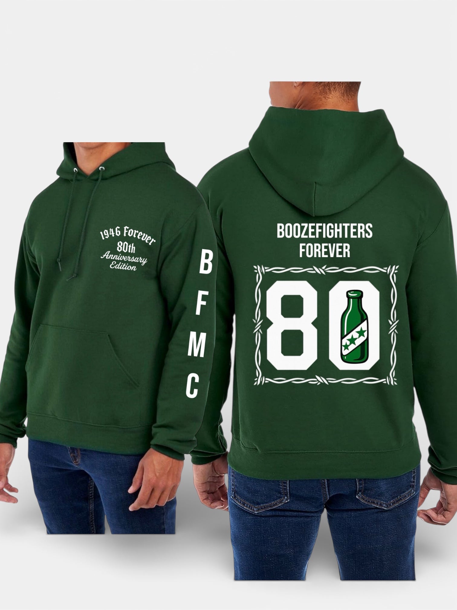 Patch 80 year Hoodie