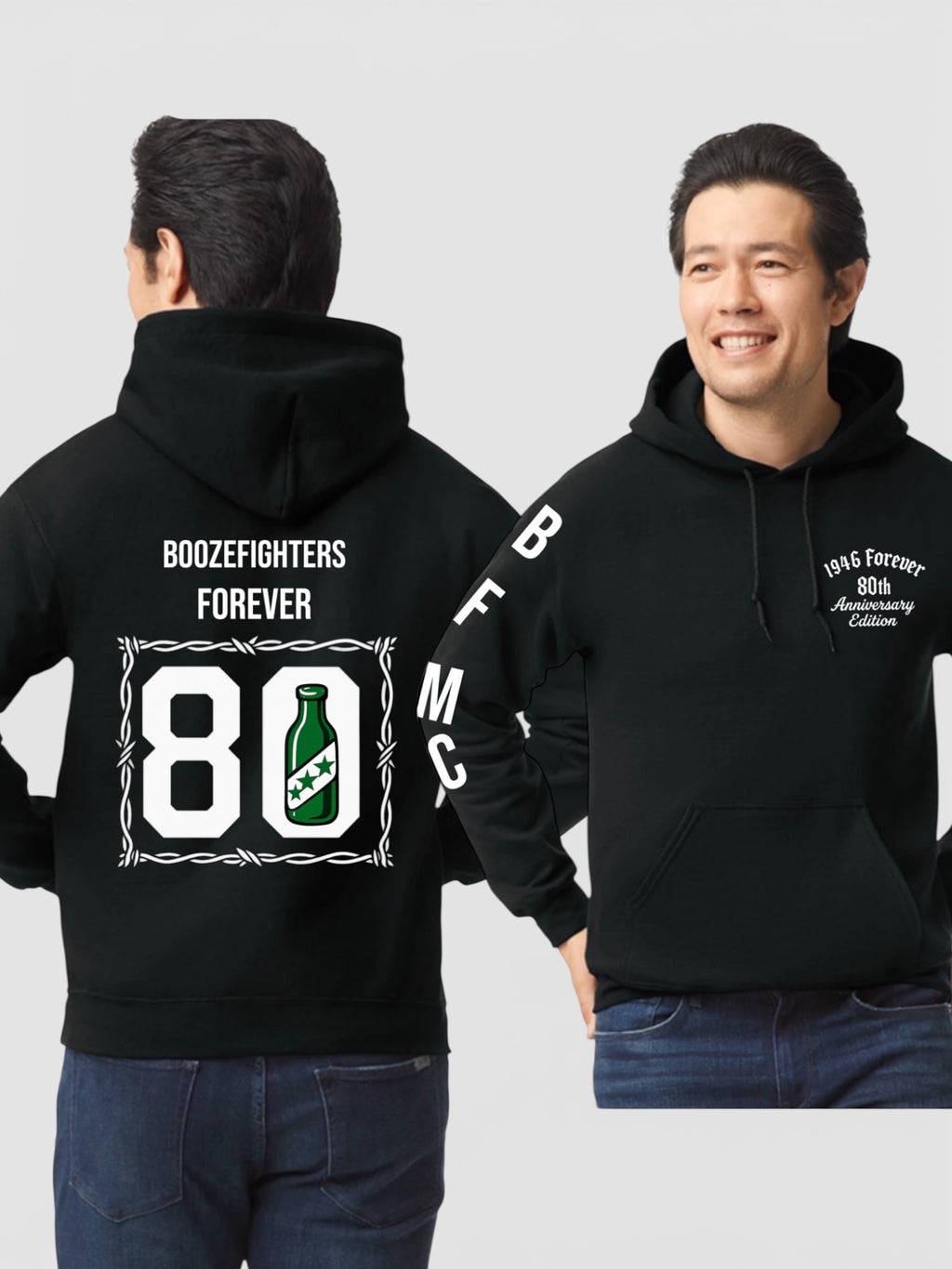 Patch 80 year Hoodie